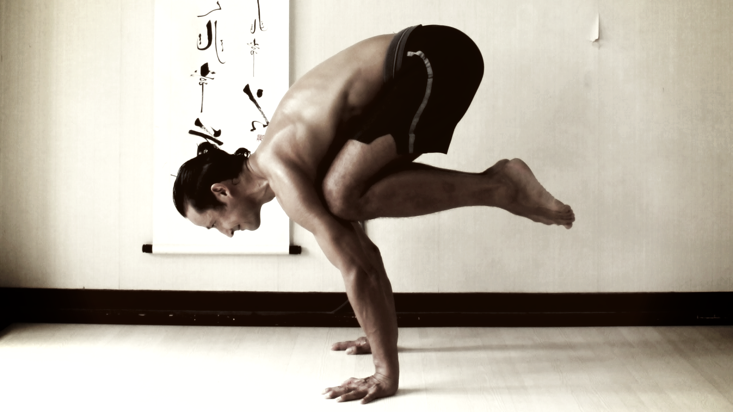 Crane pose