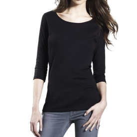 Organic Women’s 3/4 Sleeve Stretch T-Shirt